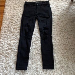 Jean legging high rise